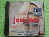 Comprar Eam Cd 15 Pistas Para Cantar Como Jose Jose 2002 Karaoke