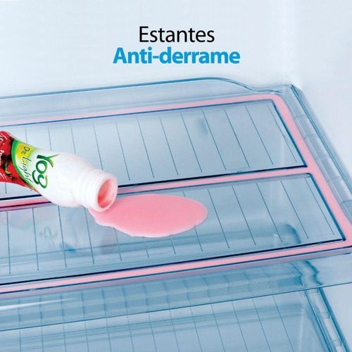 Imagen 6 de 10 de Heladera Con Freezer 413 Lts Kohinoor Kda4394 Acero Outlet!