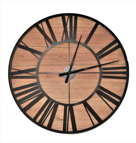 Reloj Grande Vintage 90 Cm- Marca Utila Madera Envejecida
