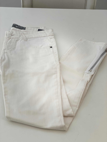 Kosiuko Jeans  Pantalón Blanco Talle M