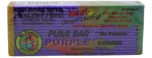 El Sr. Piedra Pómez Púrpura Pumi Bar (12-count Box) De La.