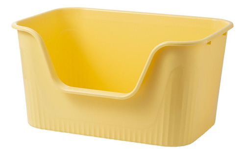 Cajas De Arena Para Gatos De Cara Alta Para Todo Amarillo M