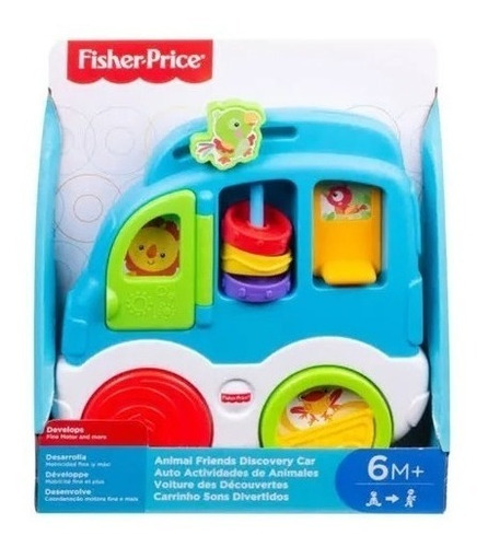 Juguete Didáctico Bebes Fisher Price Carro Divertido Sonidos