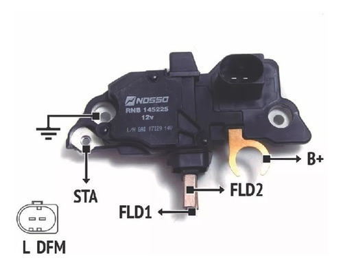 Regulador De Voltaje Nosso Vw Amarok Golf Iv Bora New Beetle