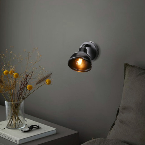 A 2piezas Mini Lámpara De Pared Moderna Ajustable E27