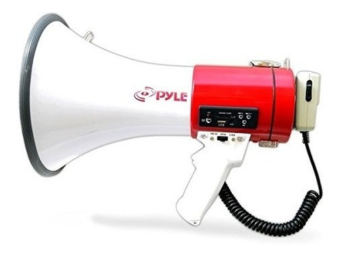 Megáfono Profesional Pyle Pmp57lia Con Sirena Bullhorn De