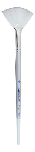 Silver Brush Limited 1504s6 Silverwhite - Cepillo De Abanico