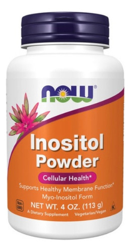 Inositol Powder Em Pó, 8 Oz (227 G) Now Foods