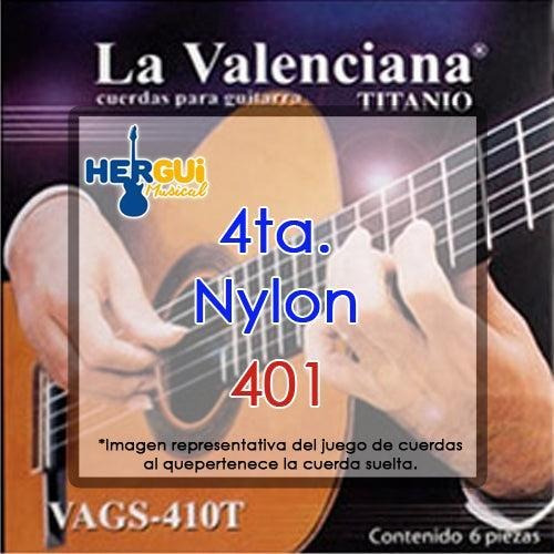Cuerda Suelta 4ta. Nylon Clasica La Valenciana 404c(12)