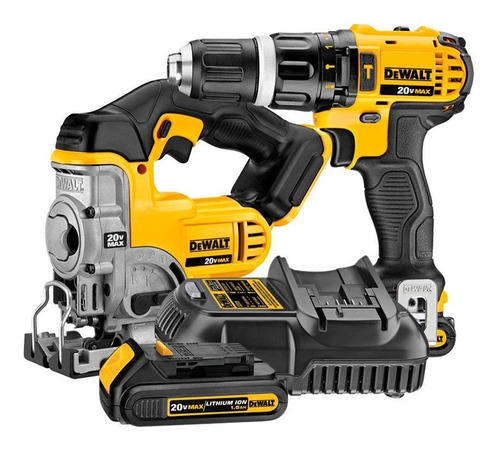 Serra Tico-tico + Furadeira Parafusadeira 20v Dewalt Dck244