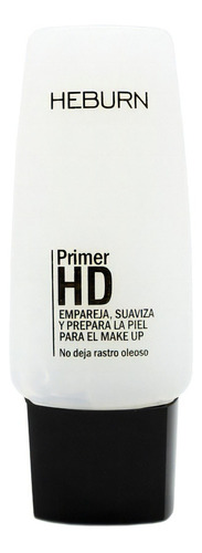 Base de maquillaje en cremoso Heburn HD Primer HD Maquillaje tono transparente - 20g