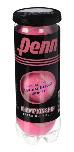 Pelota Detenis Penn Pink Championship Extra Duty 1 = 4 3