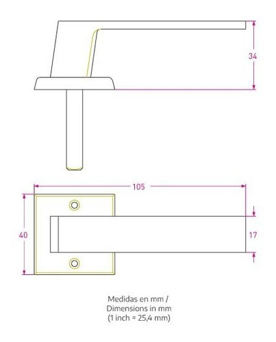 Imagen 5 de 7 de Kit Puerta Principal Biselado Manija + Manijon + Boccallave