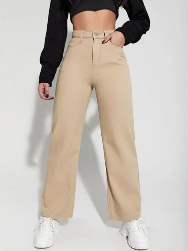 Jean outlet marron mujer