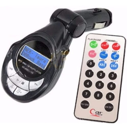 Transmisor Fm 4 En 1 Para Carro Con Control Usb Slot Sd