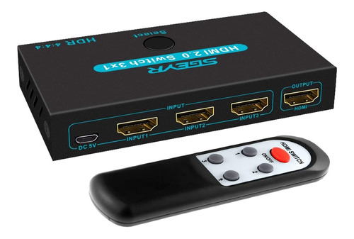 Hdmi 2 0 Interruptor Divisor 3 Puerto 4k Conmutador Hdm...