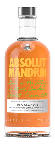 Absolut Mandarín 700 Ml Zetta Bebidas