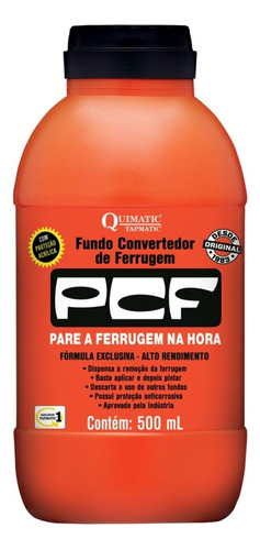 Fundo Convertedor De Ferrugem Pcf Quimatic