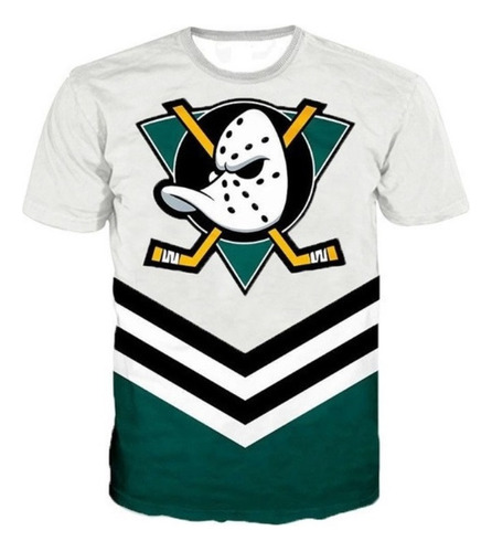 Nueva Playera 3d Anaheim Duck Manga Corta Harajuku Streetwe