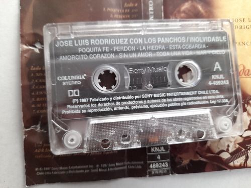 Cassette De José Luis Rodríguez Inolvidable (#1282 (Usado)