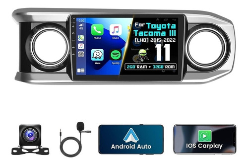 Estéreo Toyota Tacoma Iii 2015-2022 Android Carplay 2g+32g