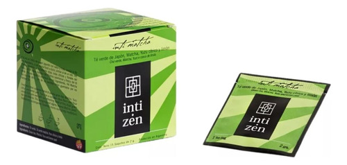 Te - Inti Zen - Matcha  (te Verde/yuzu Cítrico/limón) 15 Saq
