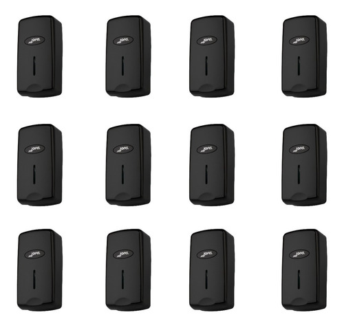 Jabonera Rellenable Smart Negra Jofel C/llave Ac27650 12pzas