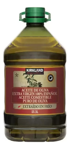 Kirkland Signature Aceite De Oliva Extra Virgen 3 Litros