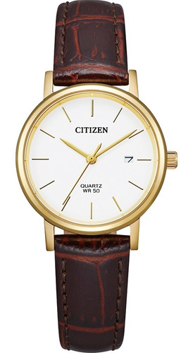 Reloj Citizen Eu6092-08a Dama Correa Piel Original  Garantía