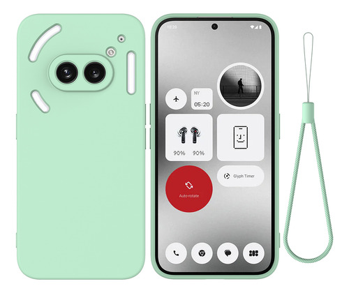 Funda De Silicona Para Nothing Phone 2a Plus 3a Pro Cmf Phone 1, Cordón De Lujo Al Tacto De La Piel, Ultrafina Y Suave, Anticaída