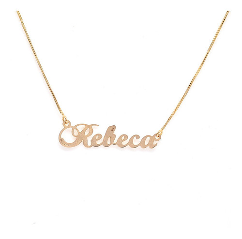 Colar Corrente Com Nome Personalizado - Rebeca