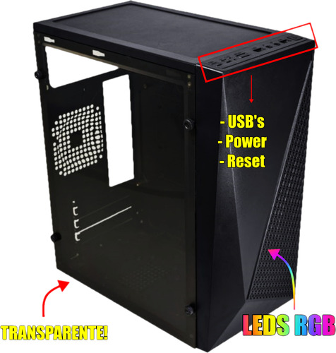 Pc Gamer Completo I7 10 Geração 5.0ghz / 32g Ddr4 / Ssd 480g
