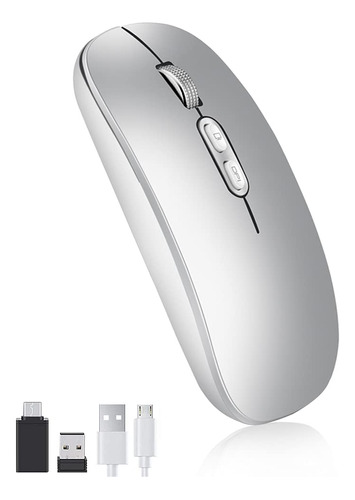 Easytao Mouse Inalámbrico, Ratón Recargable Wireless De 2.4 