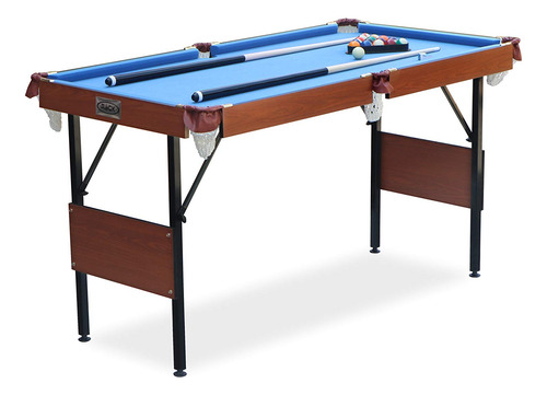 Mesa De Billar Plegable 55 Pulgadas Entretenimiento Portátil