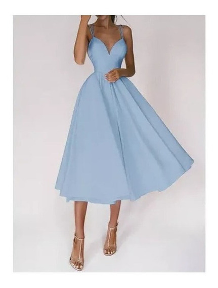 Vestidos Color Azul Cielo | MercadoLibre 📦 Vestidos Color Azul Cielo | MercadoLibre 📦