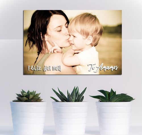 Cuadro Canvas Con Tu Foto Dia De La Madre Personalizado