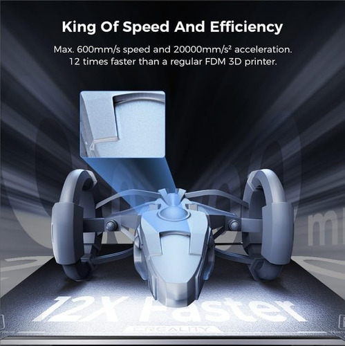 Impresora 3d Creality K1 Max Fdm 600 Mm/s Y Cámara Ai