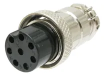 Comprar Conector 8 Pines Para Radios Alinco Icom Kenwood Gx16-8p