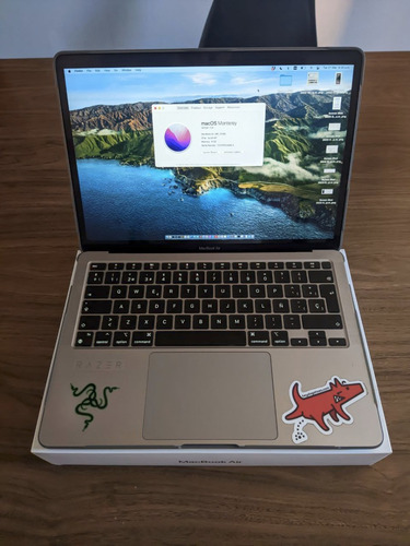 Macbook Air M1 Gris 13.3 , Apple M1 8gb De Ram 256gb Ssd (Usado)