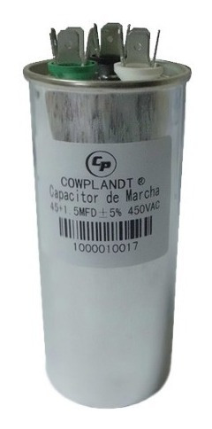 Capacitor 45+1,5 Mdf 450v Cbb65-r