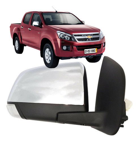 Espejo Derecho Chevrolet Dmax 2016 2019 Abatible Elect/inter