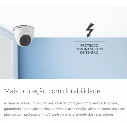 D-link Câmera Segurança Exterior À Prova De Vandalismo Branco