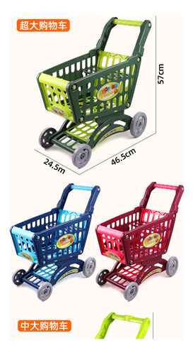 Carrito De Compras Verduras Y Frutas Juguetes De Cocina