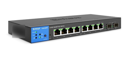 Switch Linksys Lgs310mpc 8 Puertos Administrable Poe + Ge 2