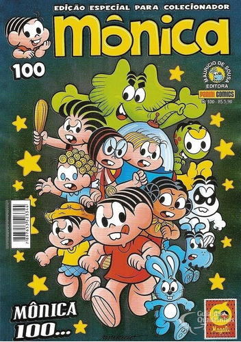 Monica 100 Especial Metalizada: Monica 100 Especial Metalizada, De Maurício De Souza. Editora Panini, Capa Mole Em Português, 2015