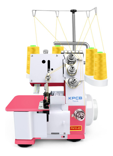 Kpcb Máquina De Coser Serger Overlock Máquinas Con Luz Le.