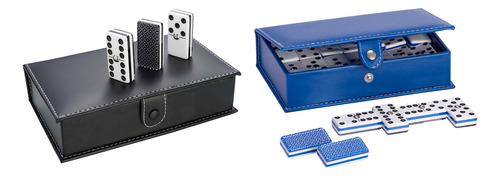 Domino Baraja Rombos Plata / Domino Baraja Rombos Azul