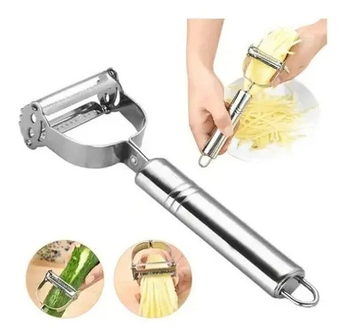 Descascador E Ralador De Frutas Legumes Aço Inox Excelente
