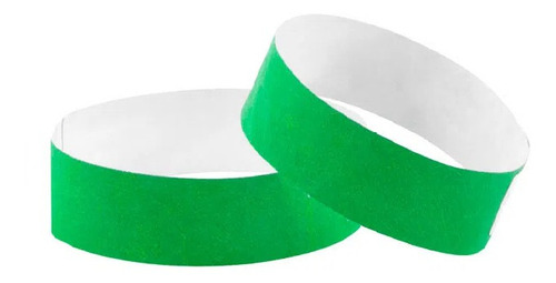 Pulseira De Identificação Verde - 50 Unidades - Embramafi