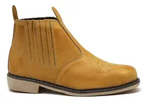 Comprar Bota Botina De Cuero Artesanal C\u002Felástico Resistente